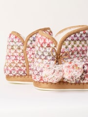 FatFace Sara Multi Knit Slipper Boots - Image 3 of 3