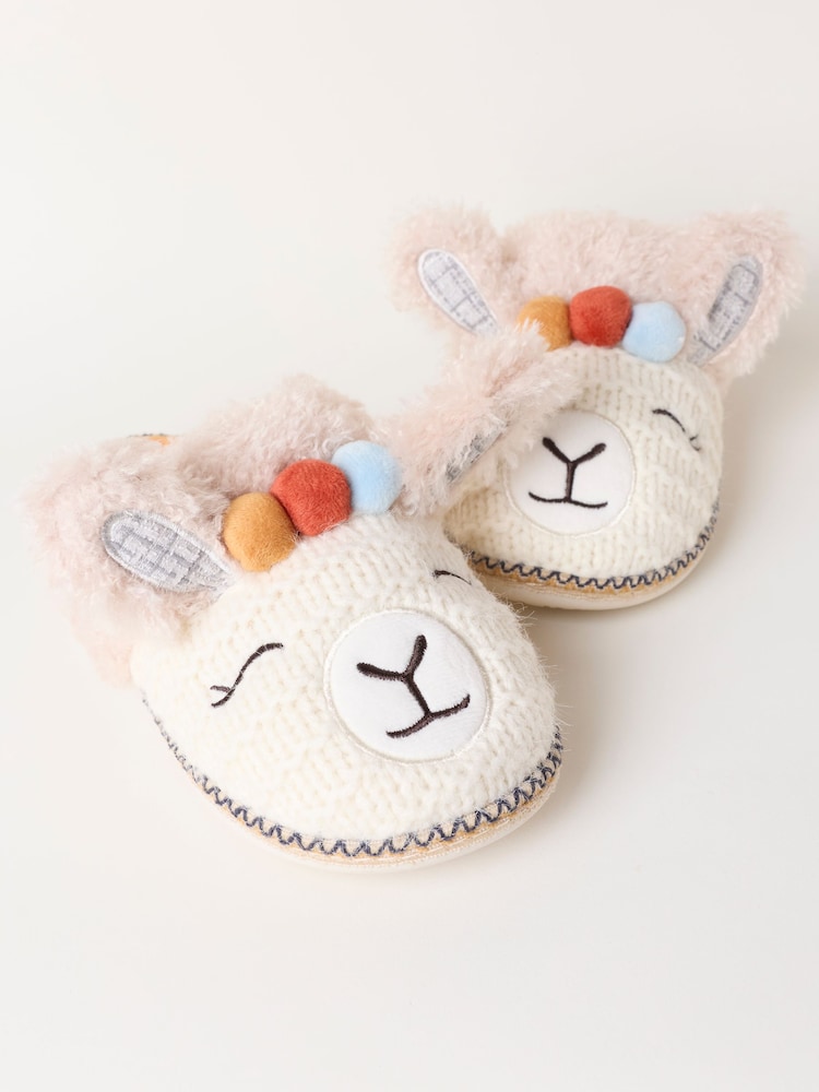 FatFace Novelty Ivory Mule Slippers - Image 5 of 5 FatFace Novelty Ivory Mule Slippers - Image 5 of 5