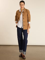 Blaues Hemd mit Baumwollstreifen von Baukjen Nicola - Bild 4 von 4