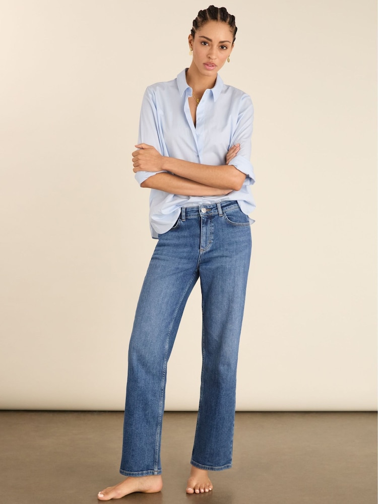 Baukjen Blue Kim Stretch Straight Leg Jeans - Image 1 of 4