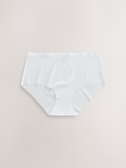 Nyeusi/Nyeupe/Pastel Uchi wa Waridi - Hakuna Kifurushi cha VPL Comfort Knickers 7 - Picha 3 kati ya 6
