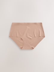 Nyeusi/Nyeupe/Pastel Uchi wa Waridi - Hakuna Kifurushi cha VPL Comfort Knickers 7 - Picha 4 kati ya 6