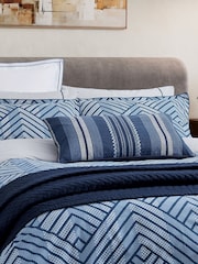 Bedeck of Belfast Indigo Kayah 200 Thread Count Duvet Set - Image 4 of 5