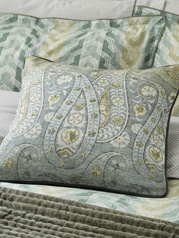 Bedeck of Belfast Olive Reya Cushion - Image 1 of 4