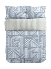 Harlequin Sapphire Crater Cotton Duvet Set - Image 4 of 5