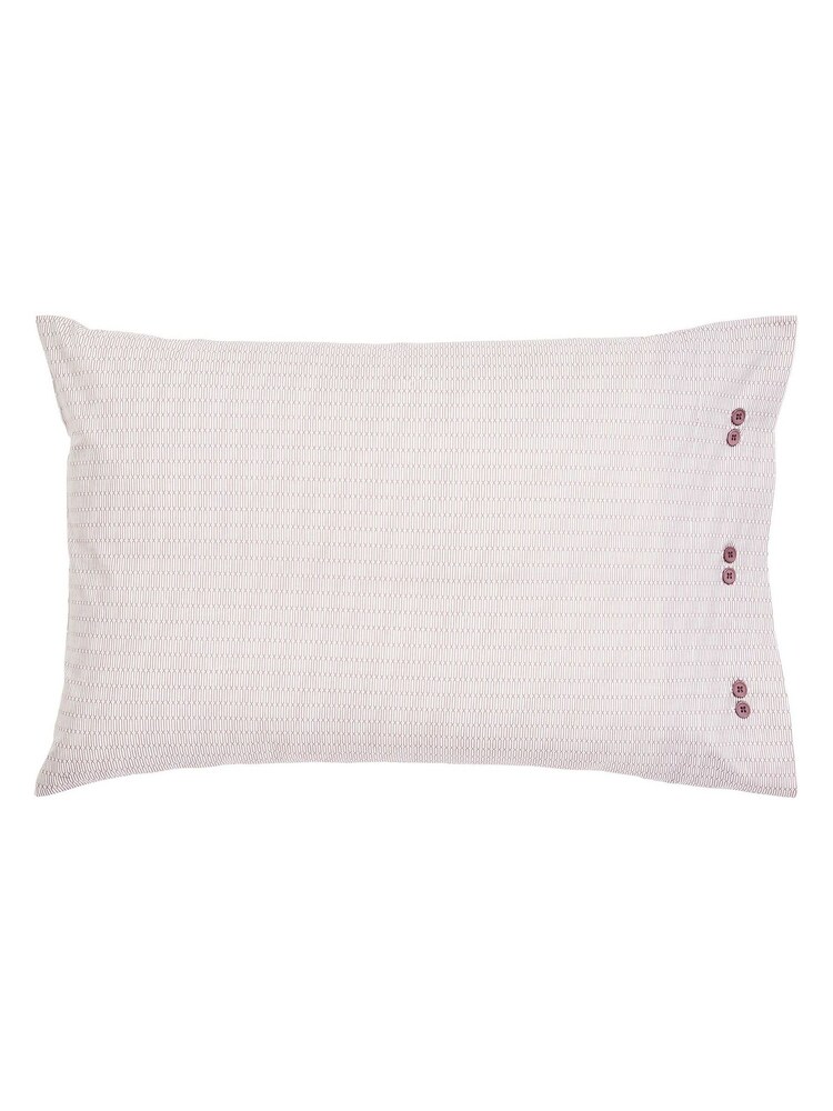 Bedeck of Belfast Pink Umma 200 Thread Count Cotton Pillowcase - Image 5 of 5 Bedeck of Belfast Pink Umma 200 Thread Count Cotton Pillowcase - Image 5 of 5