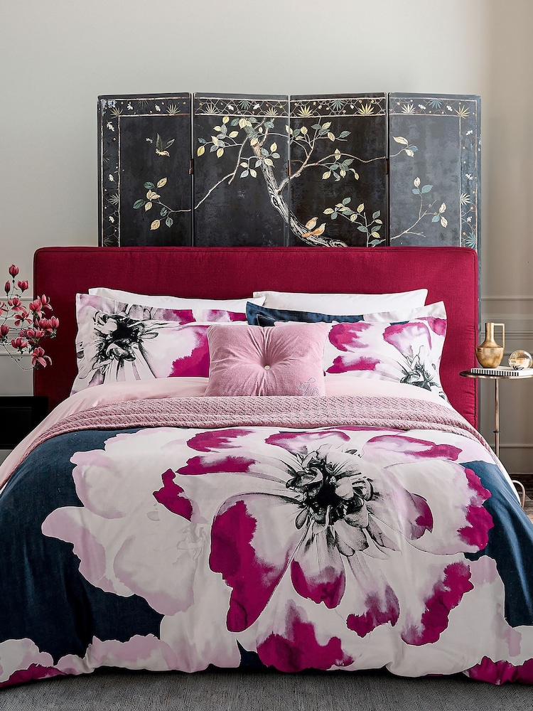 Ted Baker Pink Diagonal T Matelassé Throw - Image 2 of 5