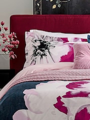 Ted Baker Pink Diagonal T Matelassé Throw - Image 3 of 5