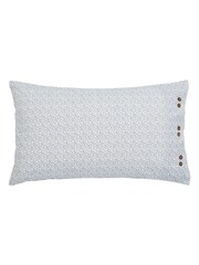 Bedeck of Belfast Warm Grey Maira 200 Thread Count Cotton Pillowcase - Image 5 of 5