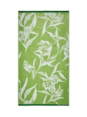Ted Baker Green Rossi Geo Cotton Towel - Image 3 of 3