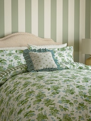 Sanderson Botanical Green Hedra 200 TC Cotton Sateen Duvet Set - Image 3 of 5