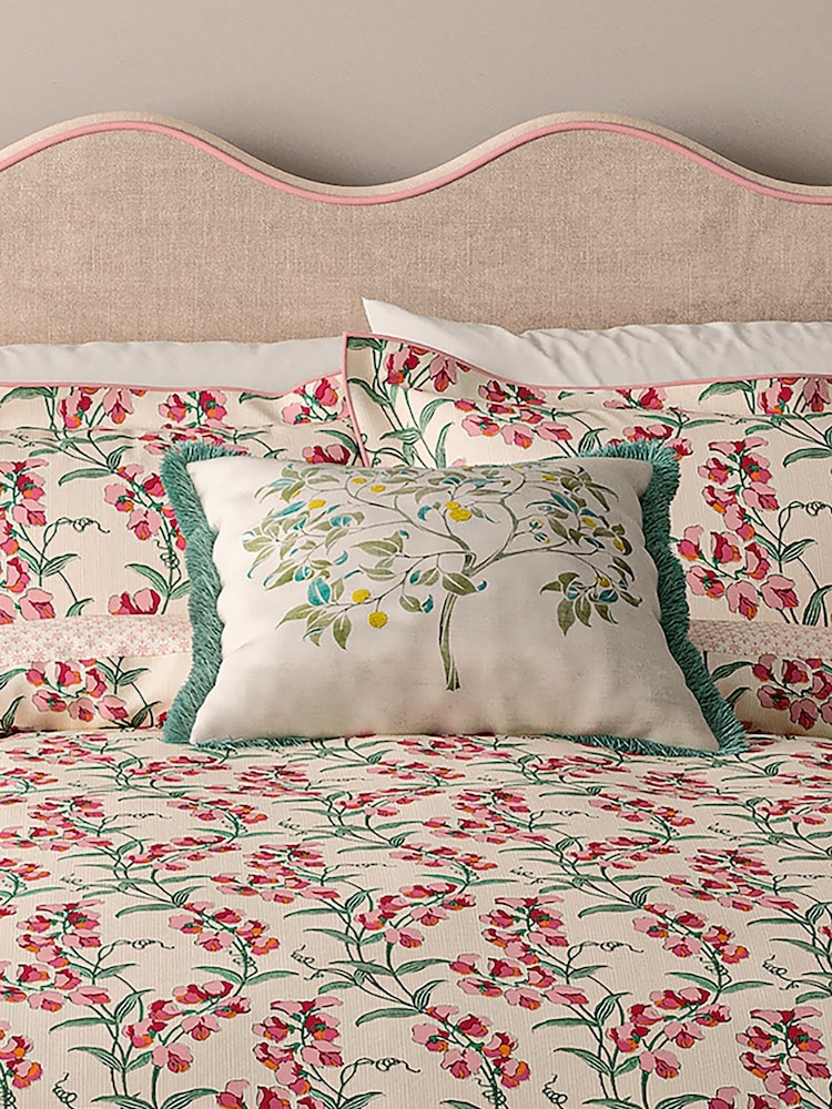 V&A Green The Ornamental Tree Cushion - Image 1 of 5