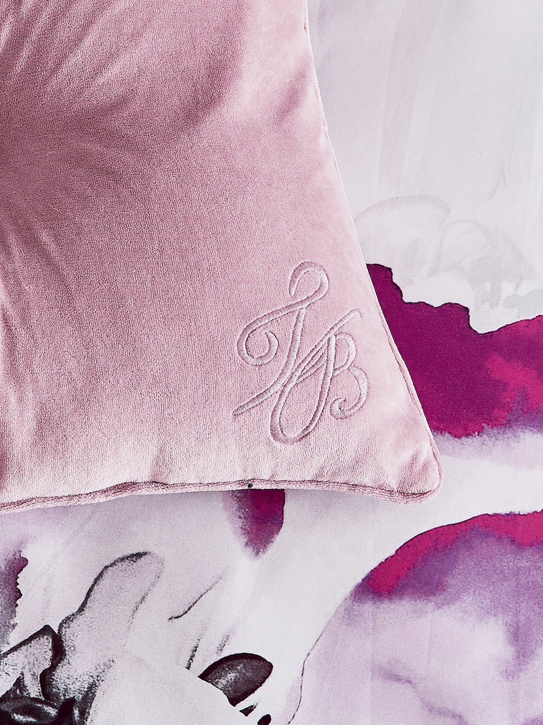Buy Ted Baker Pink Branded Button Velvet Cushion from Next USA