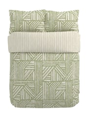 Harlequin Jade Crater Cotton Duvet Set - Image 4 of 5