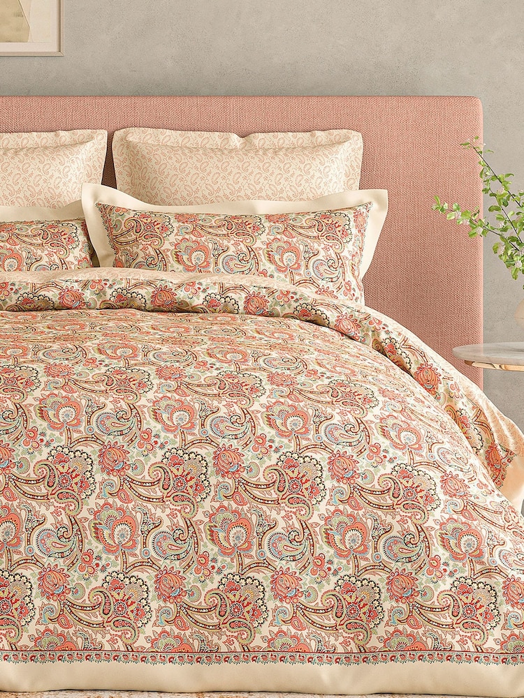 V&A Multi Elysian 200 TC Cotton Duvet Set - Image 1 of 5