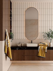 Ted Baker Gold Wisteria Cotton Towel - Image 2 of 3