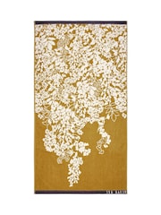Ted Baker Gold Wisteria Cotton Towel - Image 3 of 3