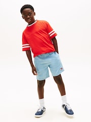 Tommy Hilfiger Stripe Sleeve Jersey T-Shirt - Imaginea 2 din 5