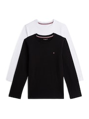Tommy Hilfiger Black Long Sleeve T-Shirt 2 Pack - Image 1 of 1