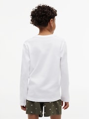 Tommy Hilfiger Black/White Long Sleeve T-Shirt 2 Pack - Image 3 of 6