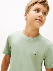 Tommy Hilfiger Green Signature Crew Neck T-Shirts 2 Pack - Image 6 of 6