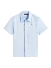 Tommy Hilfiger Blue Stretch Oxford Shirt - Image 6 of 6