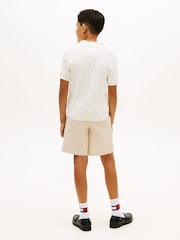 Tommy Hilfiger Open Stitch Polo Sweater - Image 3 of 5