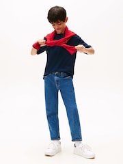 Tommy Hilfiger Essential Flag Embroidery Crew Neck T-Shirt - Imaginea 3 din 5