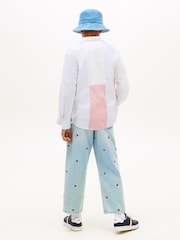 Tommy Hilfiger Pink Flex Ithaca Flag Shirt - Image 3 of 5