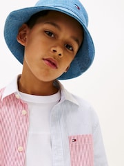 Tommy Hilfiger Pink Flex Ithaca Flag Shirt - Image 4 of 5