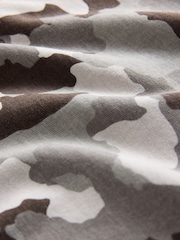 The Set 4 Pack Camo Print Relaxed Fit Pyjamas Grey - Image 11 of 11
