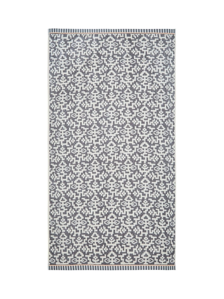 Bedeck of Belfast Charcoal Alba Cotton Towel - Image 2 of 2