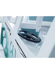 Julian Bowen White  Green Campervan Bunk Bed - Image 3 of 6