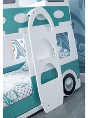 Julian Bowen White  Green Campervan Bunk Bed - Image 4 of 6