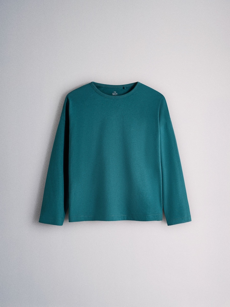 The Set 3 Pack Long Check Pyjamas Green - Image 2 of 9