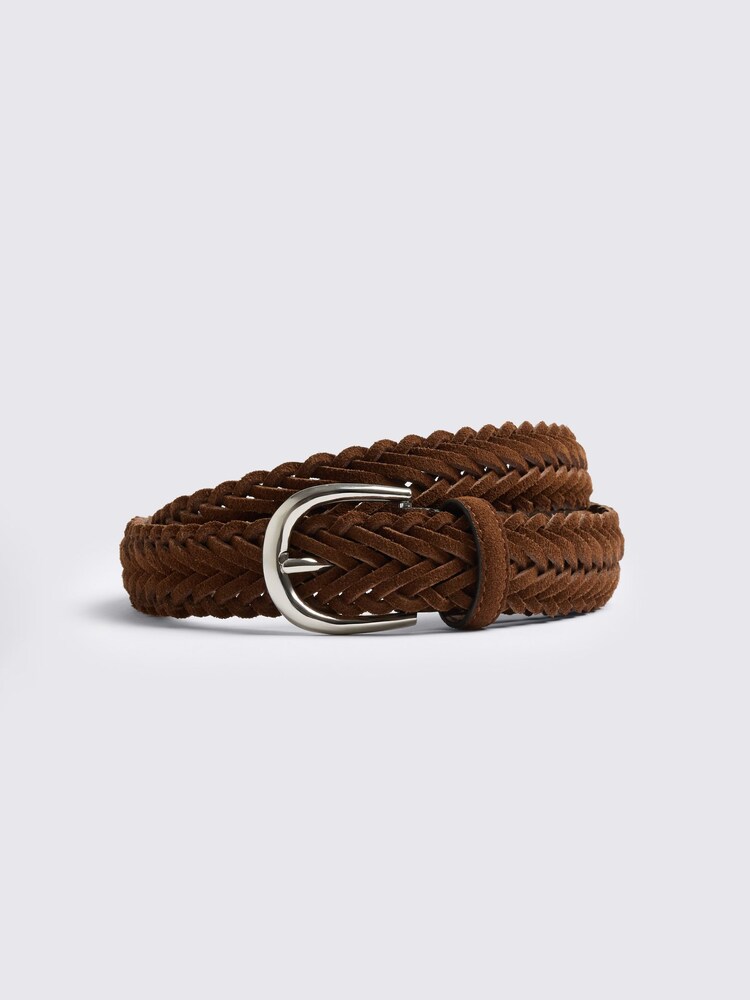 MOSS Suede Woven Belt - Image 1 of 2