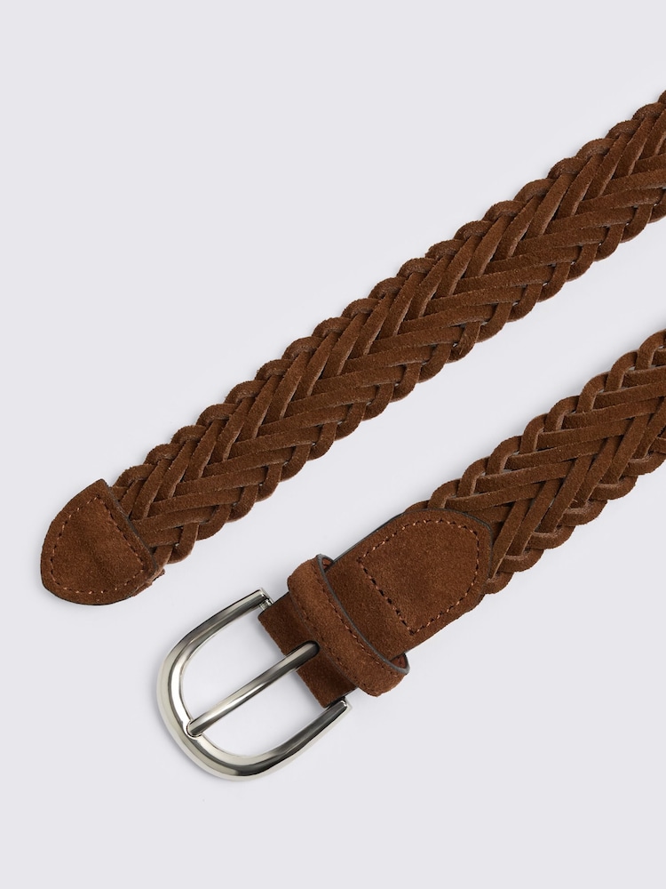 MOSS Suede Woven Belt - Image 2 of 2