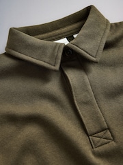 The Set 3 Pack Collared Sweat Top Black/Green - Image 5 of 6