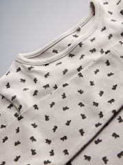 The Set 5 Pack Bear Snuggle Fit Pyjamas Brown/Cream - Image 12 of 13