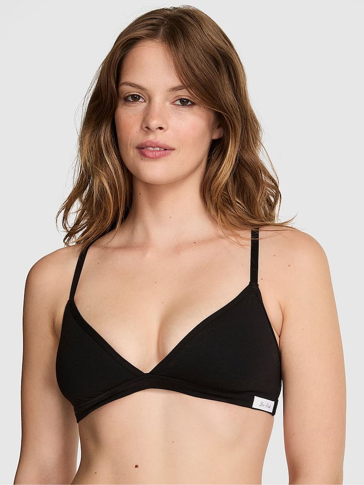 Victoria's Secret Pink Black Triangle Bralette - Image 1 of 2