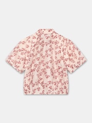 Mint Velvet Pink Heart Print Puff Sleeve Shirt - Image 8 of 8