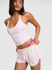 Victoria's Secret PINK Cozy White Modal Mini Shorts - Image 1 of 2
