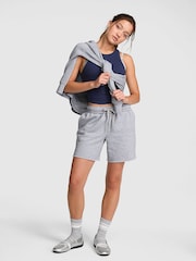 Victoria's Secret Pink Medium Heather Grey Fleece Shorts - Image 1 of 2