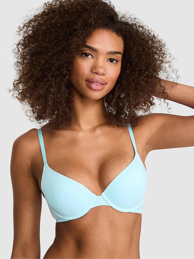 Victoria's Secret Pink Stream Blue Push Up Bra - Image 1 of 2