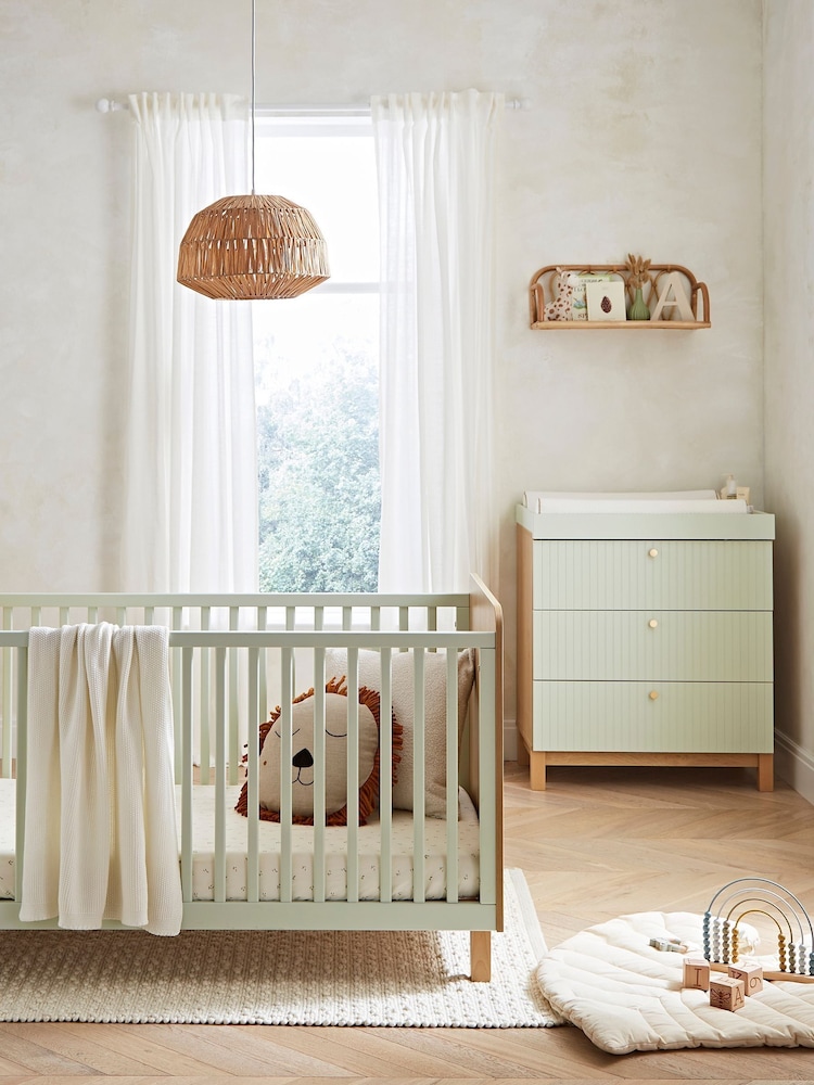 Cuddleco Green Remi 2 Piece Nursery Furniture Set - Image 1 of 6 Cuddleco Green Remi 2 Piece Nursery Furniture Set - Image 1 of 6