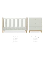 Cuddleco Green Remi 2 Piece Nursery Furniture Set - Image 6 of 6