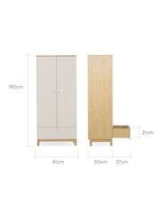 Cuddleco Natural Remi Nursery Wardrobe - Image 5 of 5