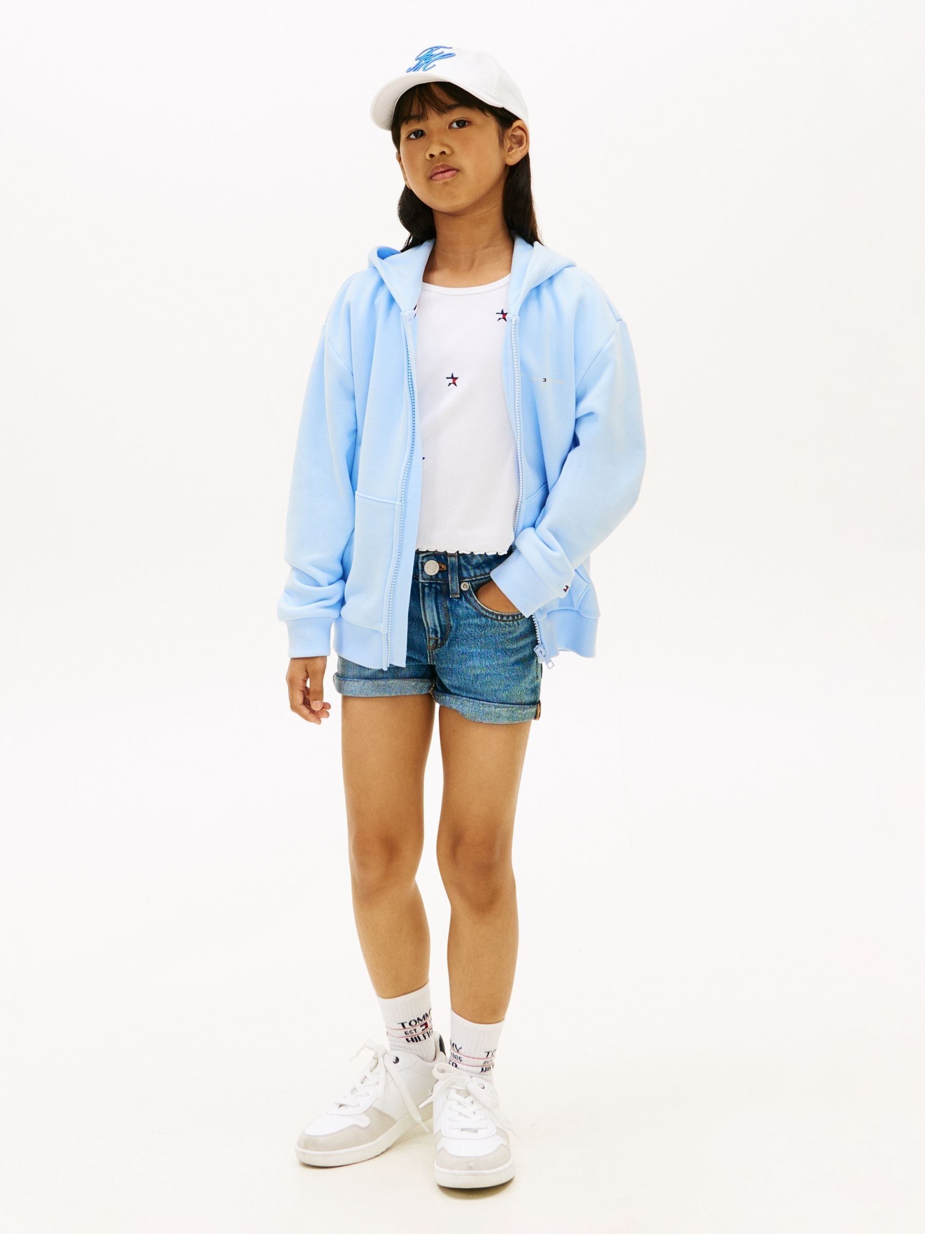 Buy Tommy Hilfiger Faded Skinny Denim Shorts from Next Japan