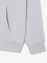 Lacoste Light Grey Zip Up Hoodie - Image 7 of 8