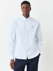 Lacoste Light Blue Regular Fit Oxford Shirt - Image 1 of 7
